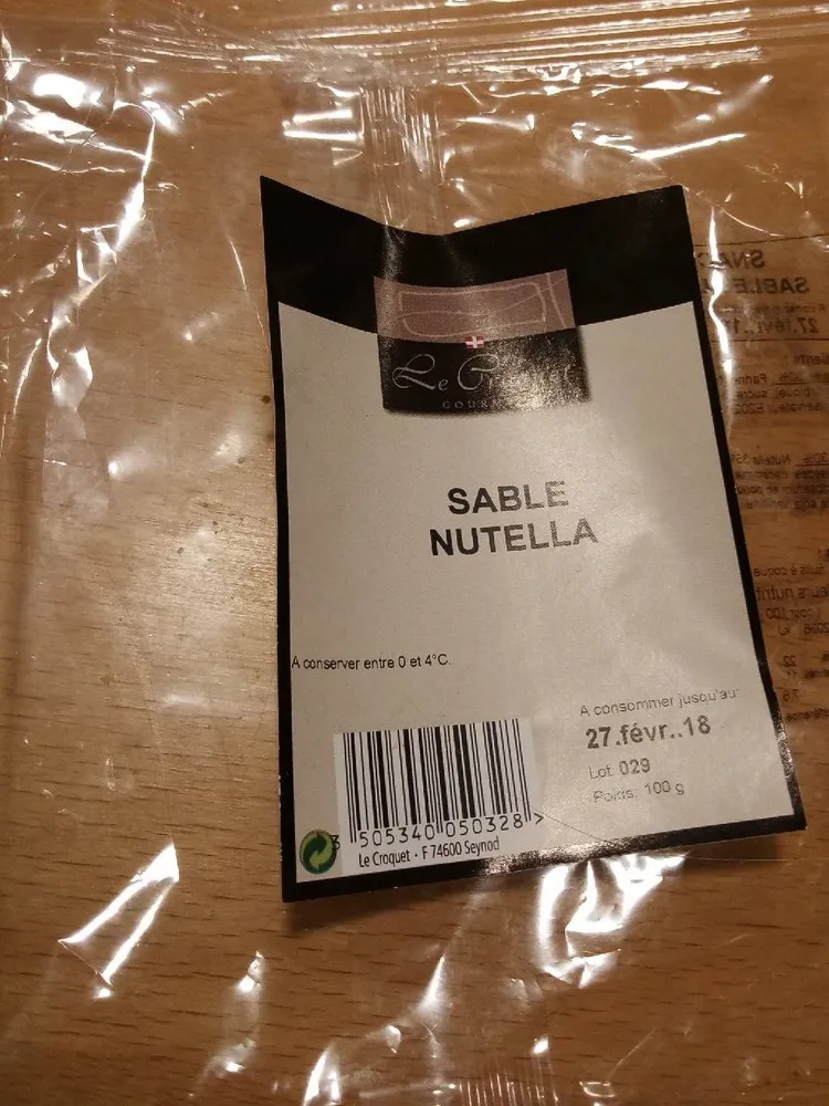 Sablé chocolat