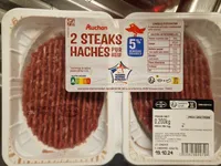 Steak haché 5 % de matière grasse