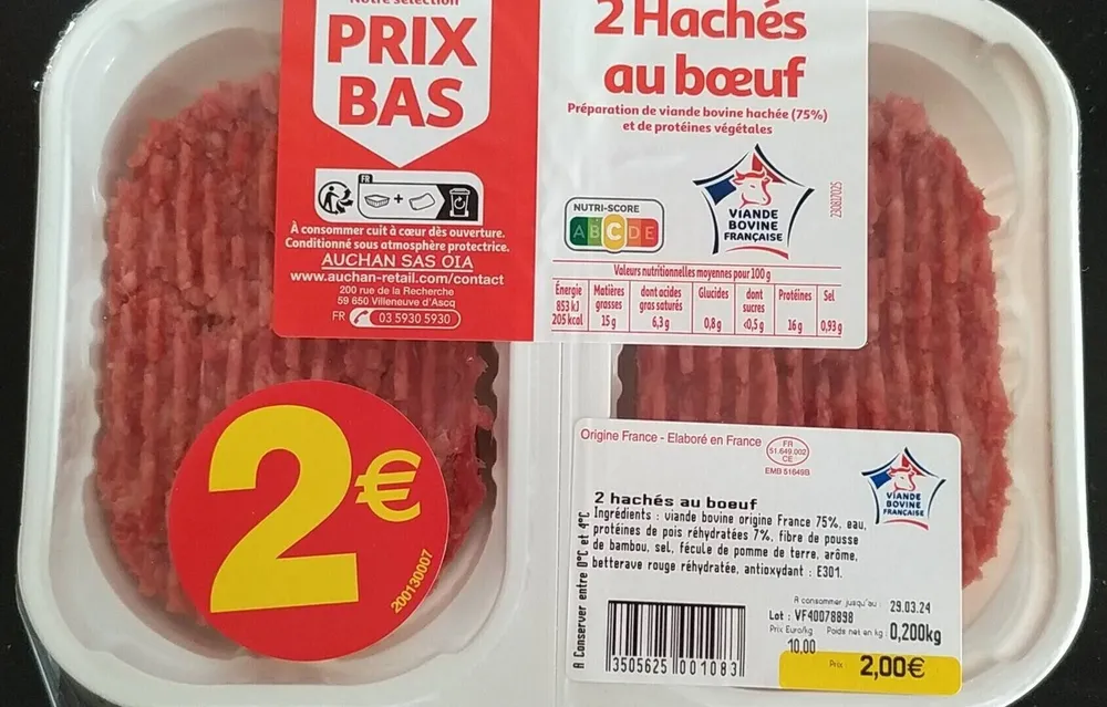 Haché au bœuf