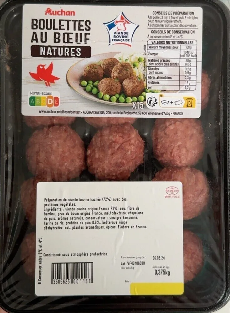 Boulettes au boeuf
