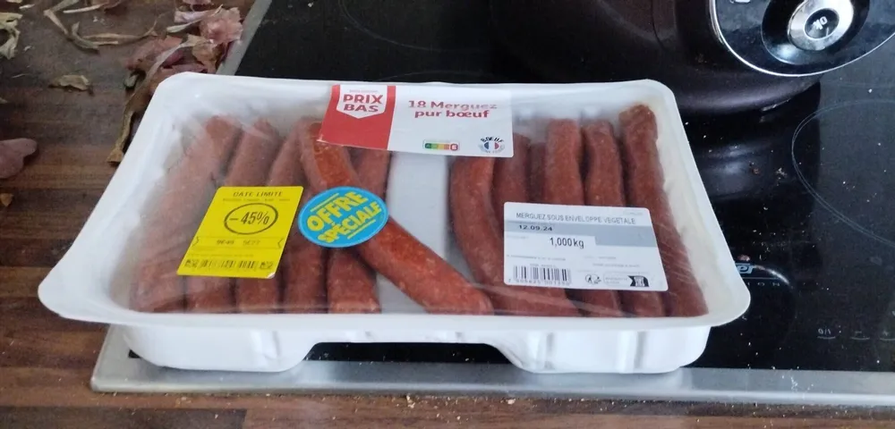 18 Merguez pur boeuf