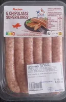 6 chipolatas supérieures