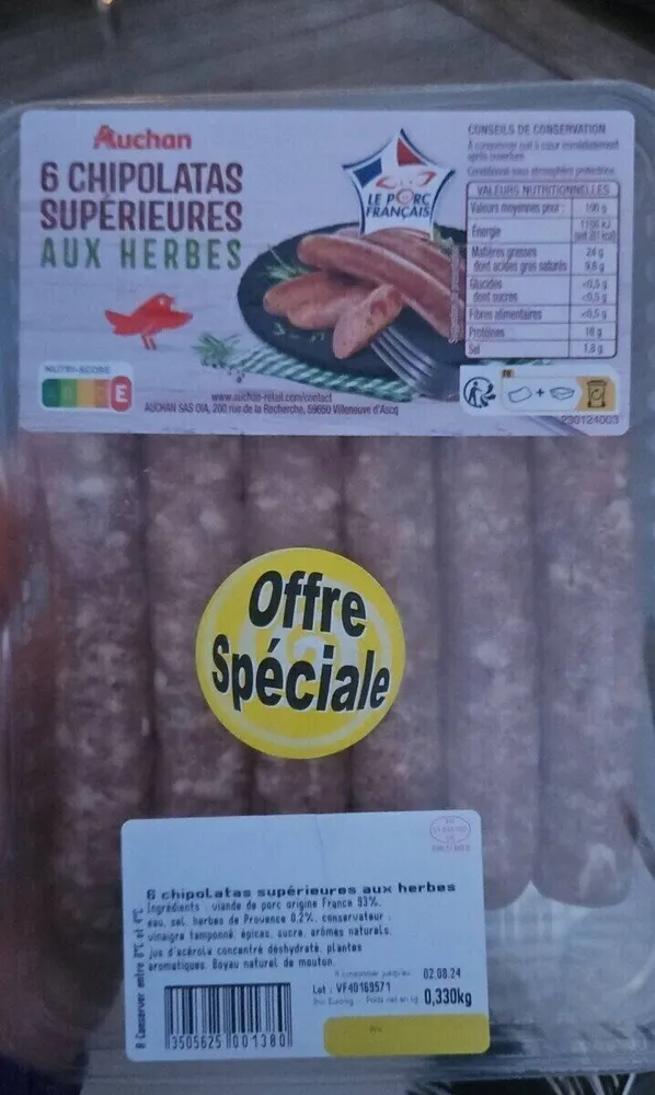 Chipolatas herbes