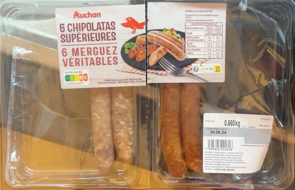 6 Chipolatas & 6 Merguez