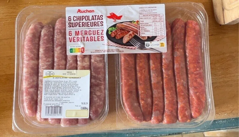 6 chipolatats superieures