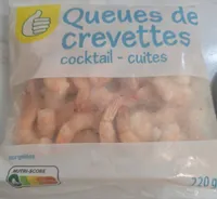 Queues de crevettes cocktail - cuite