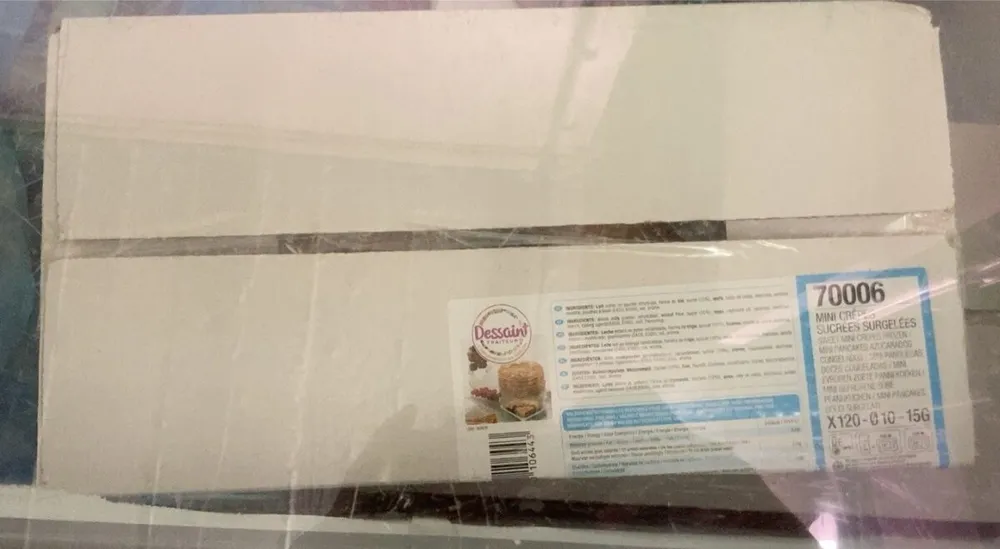 Mini crêpes sucrées surgelées