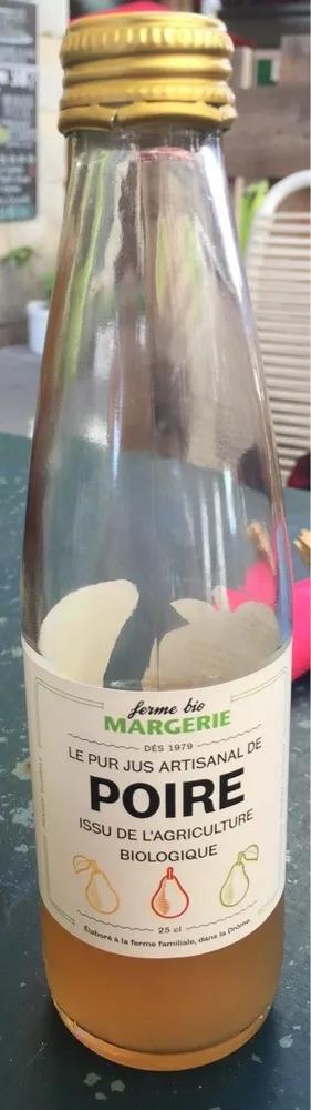 Le pur jus artisanal de poire bio