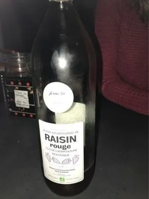 Jus artisanal de raisin rouge