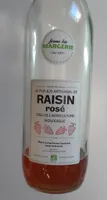 Pour jus artisanal de Raisin Rosé