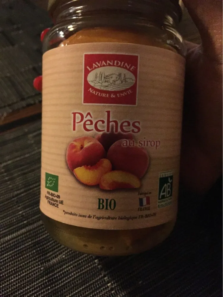 Peches au sirop