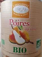 Poires au sirop