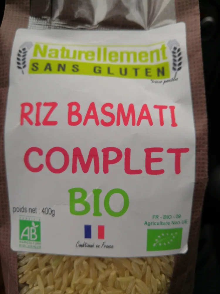 Riz basmati complet