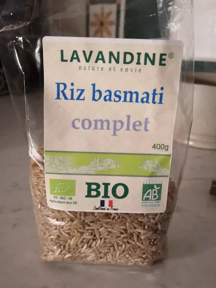 Riz Basmati complet LAVANDINE