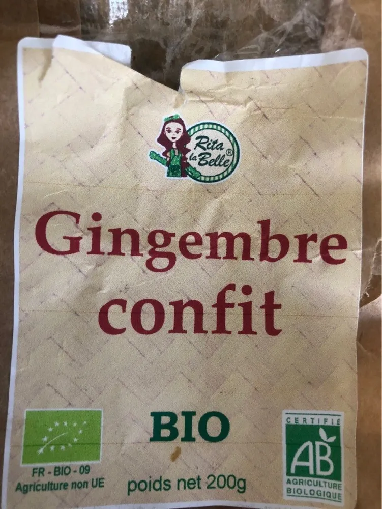 Gingembre confit Bio