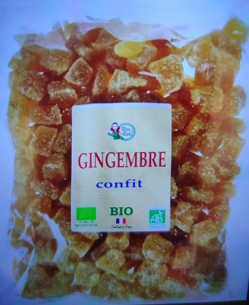 Gingembre confit bio