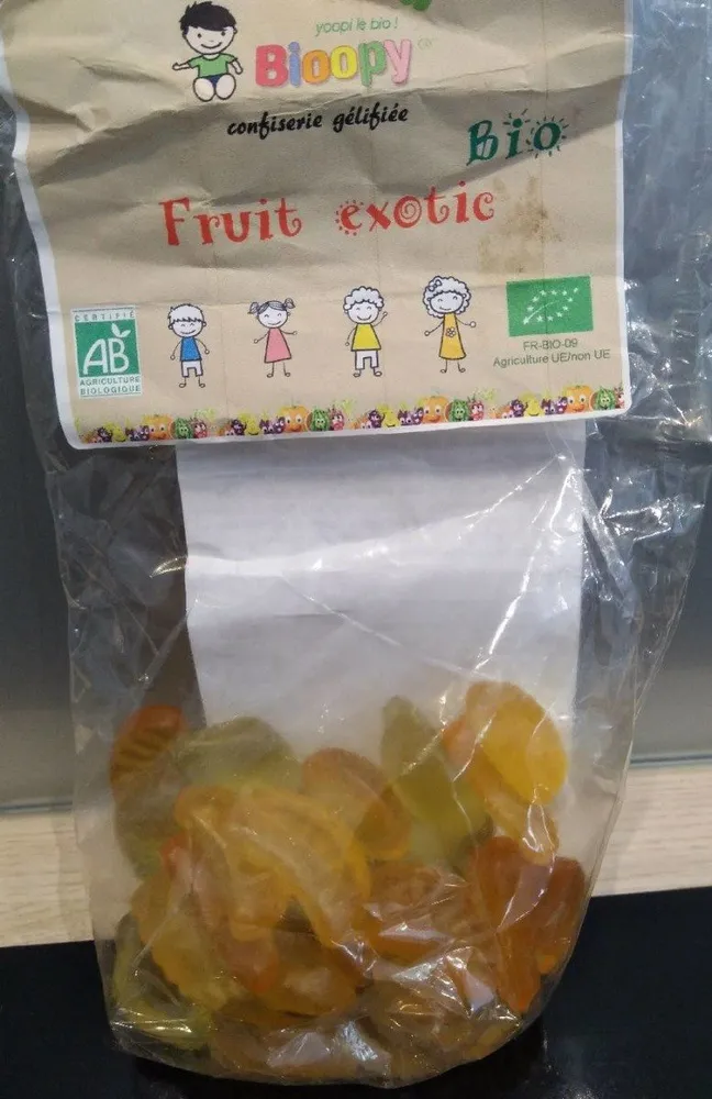 Confiserie gélifiée fruit exotic