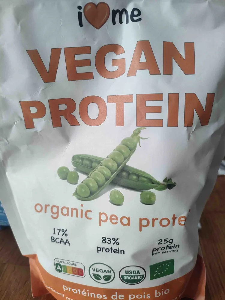 Organic pea protein