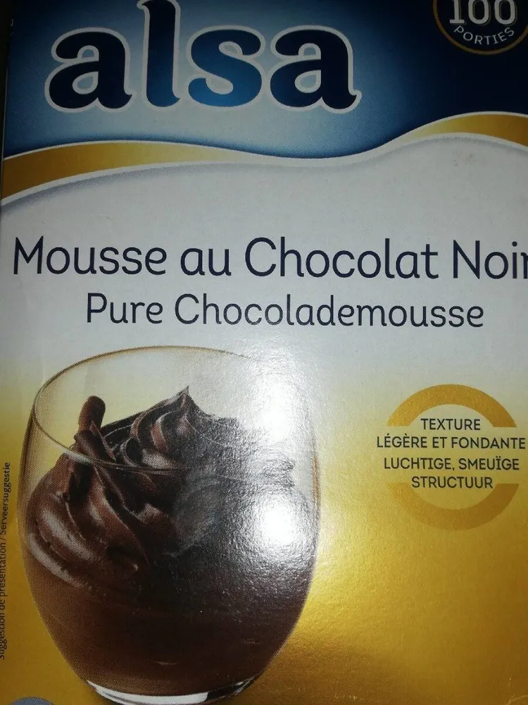 Mousse au chocolat noire