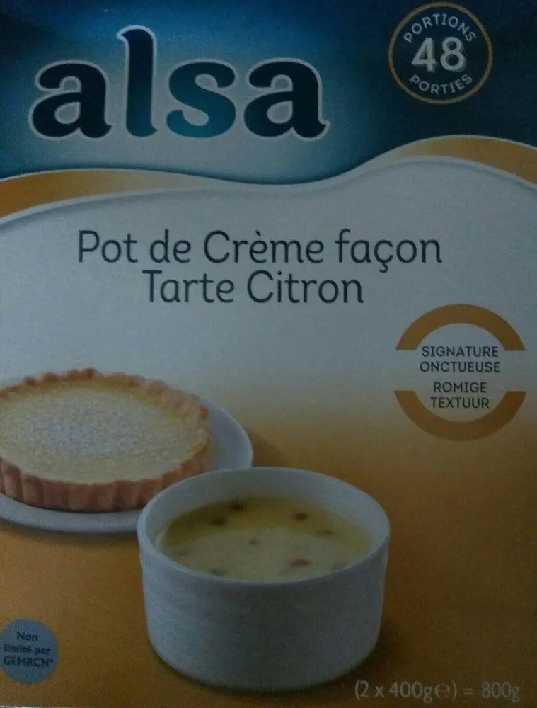Pot de crème façon tarte Citron