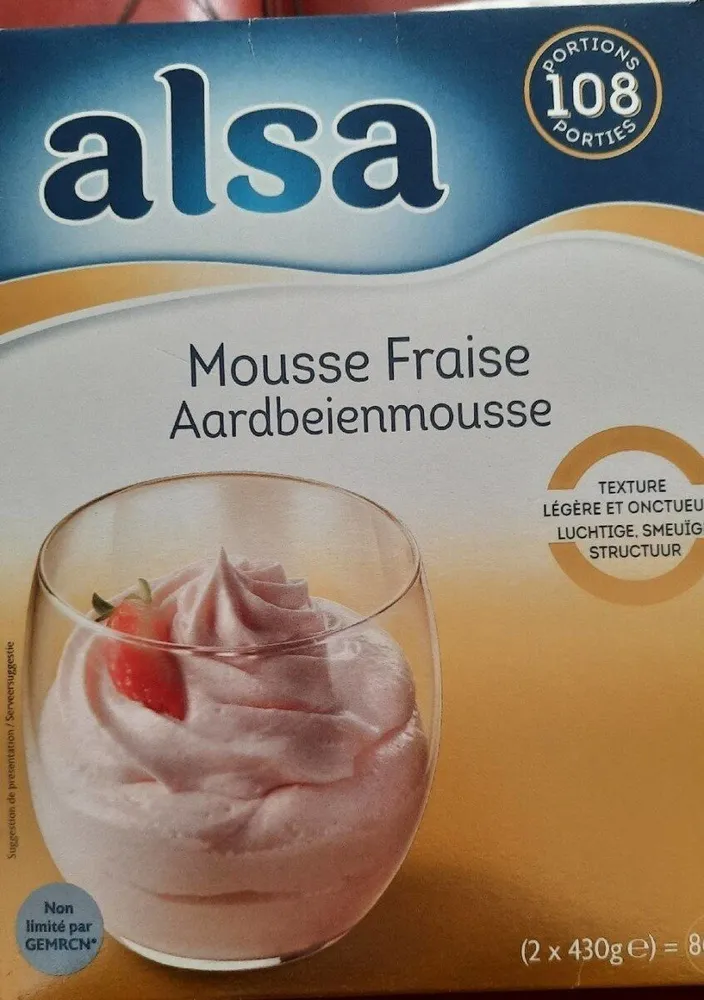 Mousse fraise