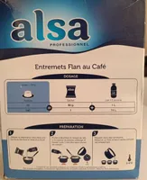 Entremet flan au café