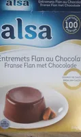 Entremets flan au chocolat