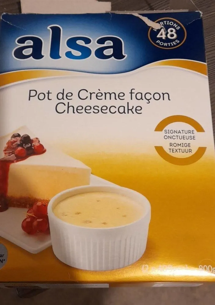 Pot de crème façon cheesecake