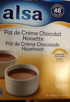 Pot de crème chocolat noisette