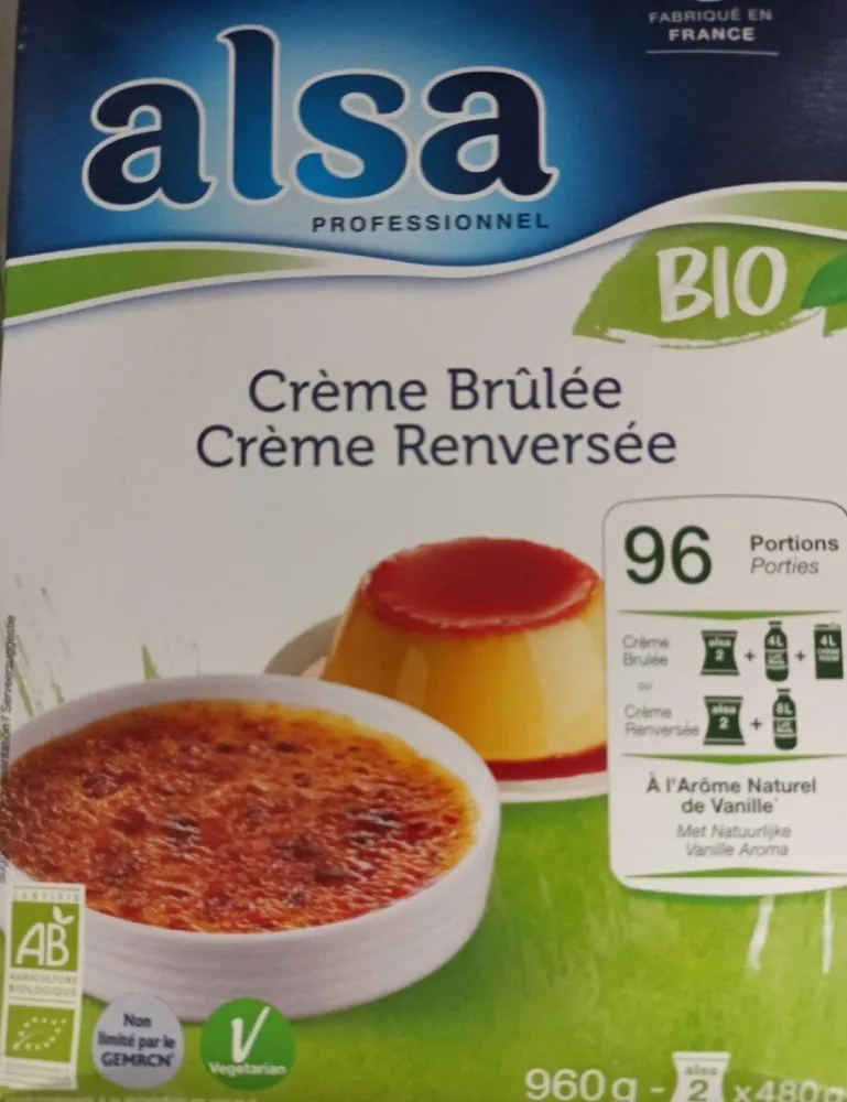 Crème brûlée, crème renversée