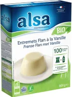 Entremets flan à la vanille Bio