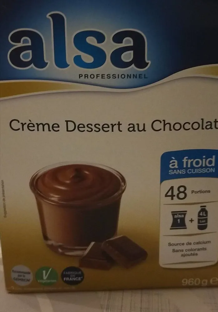Crème dessert au chocolat