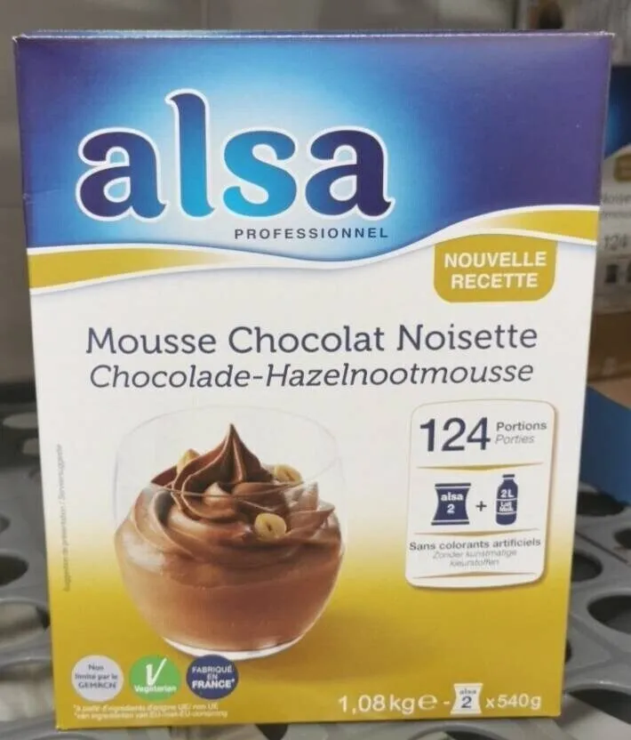 Mousse chocolat noisette