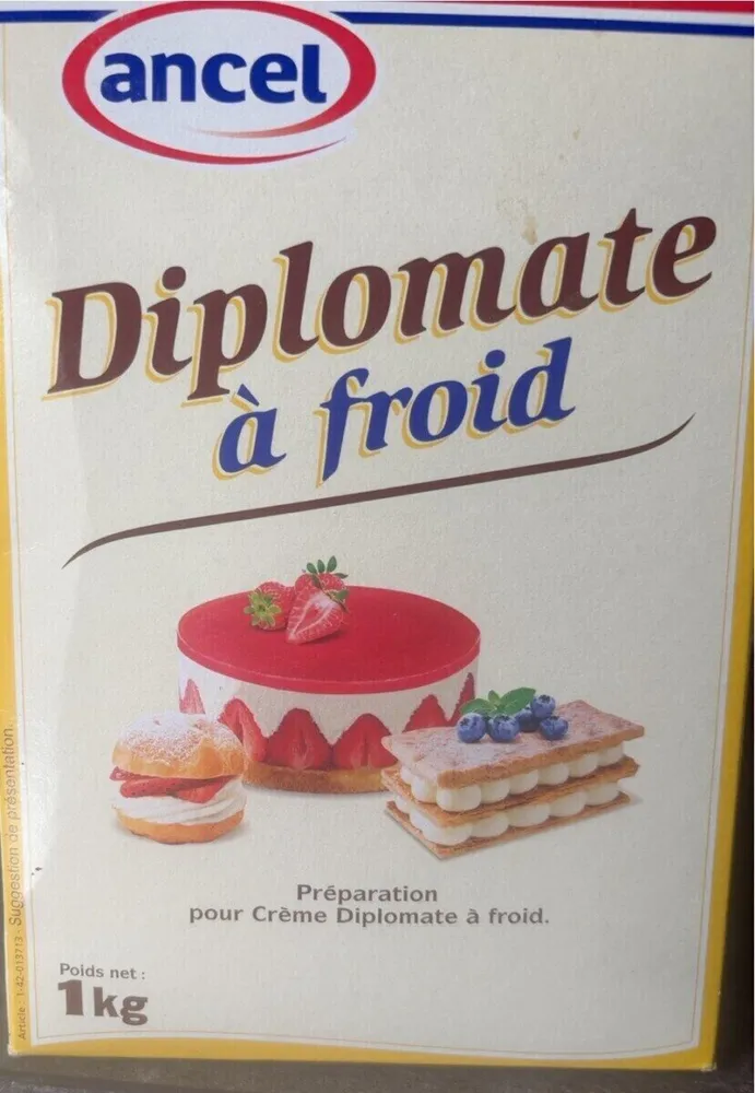 Préparation pour crème diplomate à froid