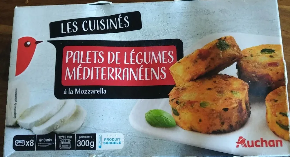Palets de légumes mediterraneens