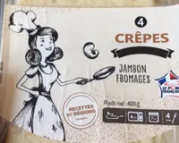 Crepes jambon fromages