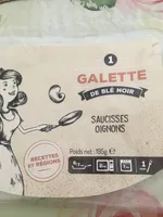 Galette de Blé Noir Saucisses Oignons