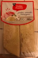 Crepes Jambon emmental champignons