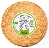Crêpes fines bio au sucre de canne