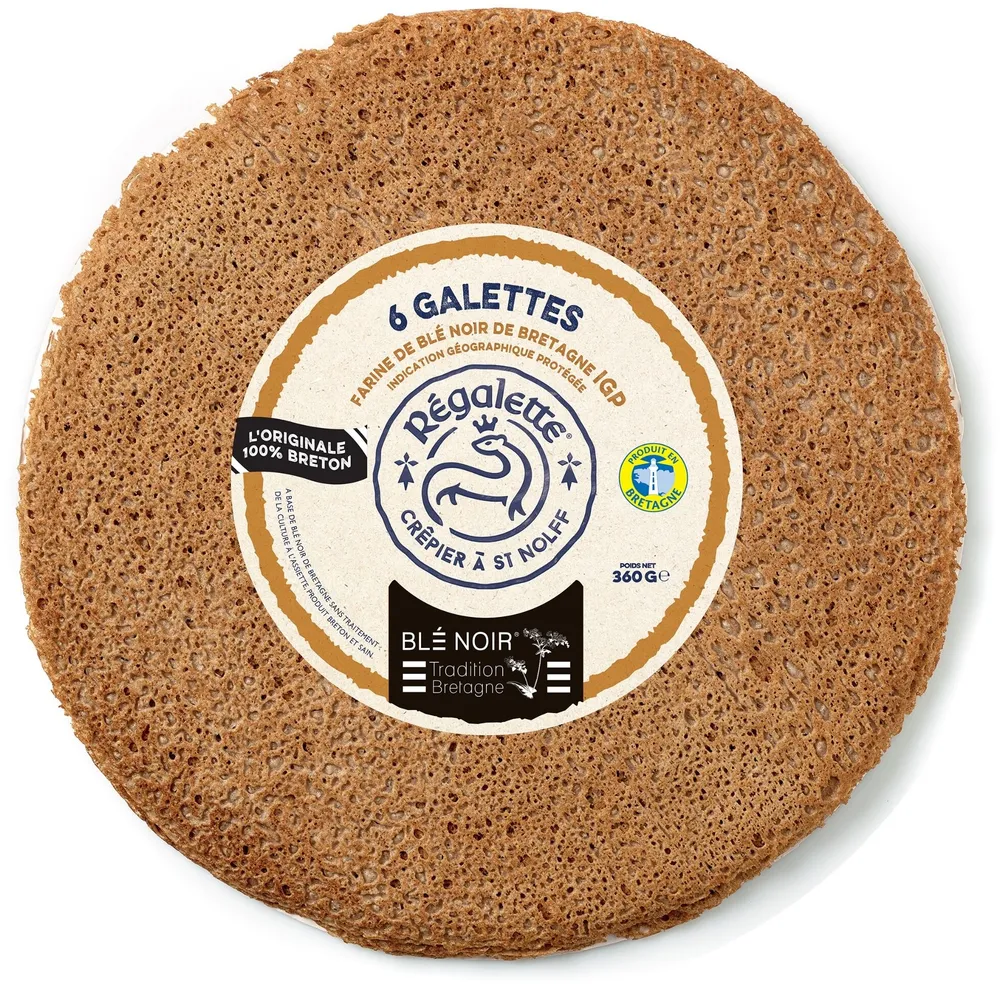 6 galettes farine de blé noir de bretagne IGP