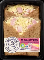 2 Galettes Jambon Emmental Mozzarella