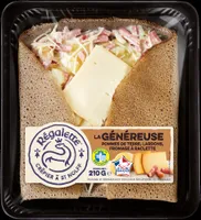 Galette la Généreuse Pommes de terre, lardons, fromage à raclette