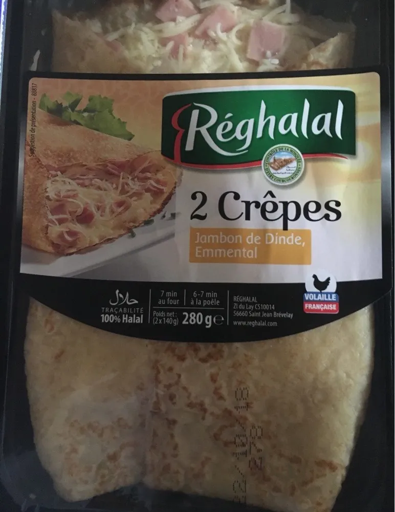 Crepes jambon emmental