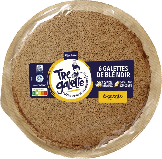 Galettes farine de blé noir agriethique 6 x 60 g