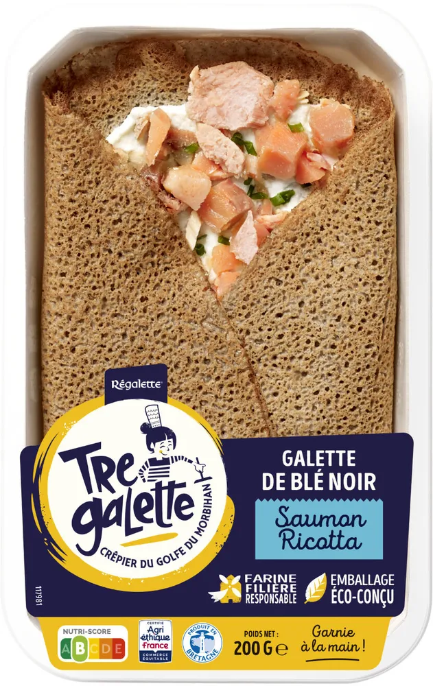 Galette saumon ricotta