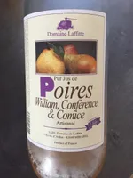 Pur Jus Pasteurisé Poires William