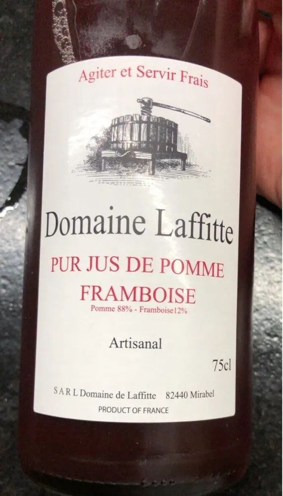 pomme framboise