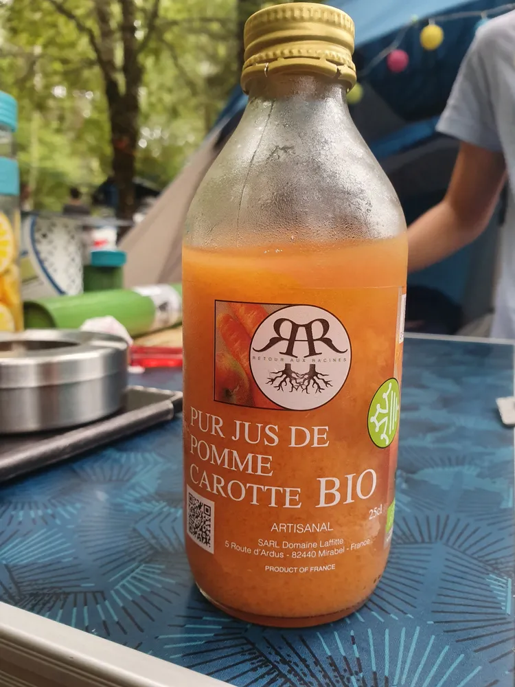 pure jus de pomme carotte bio