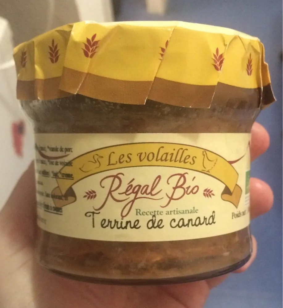 Terrine de canard bio