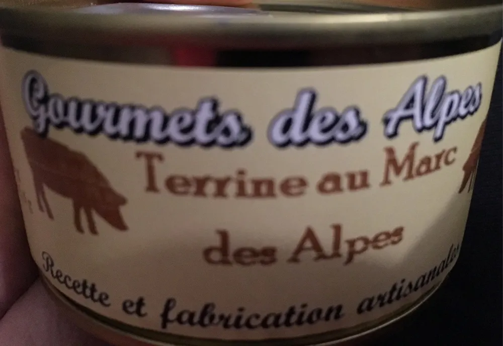 Terrine au marc des Alpes